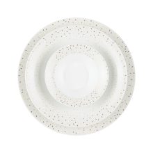 سرویس چینی 35 پارچه غذاخوری سان رایز زرین