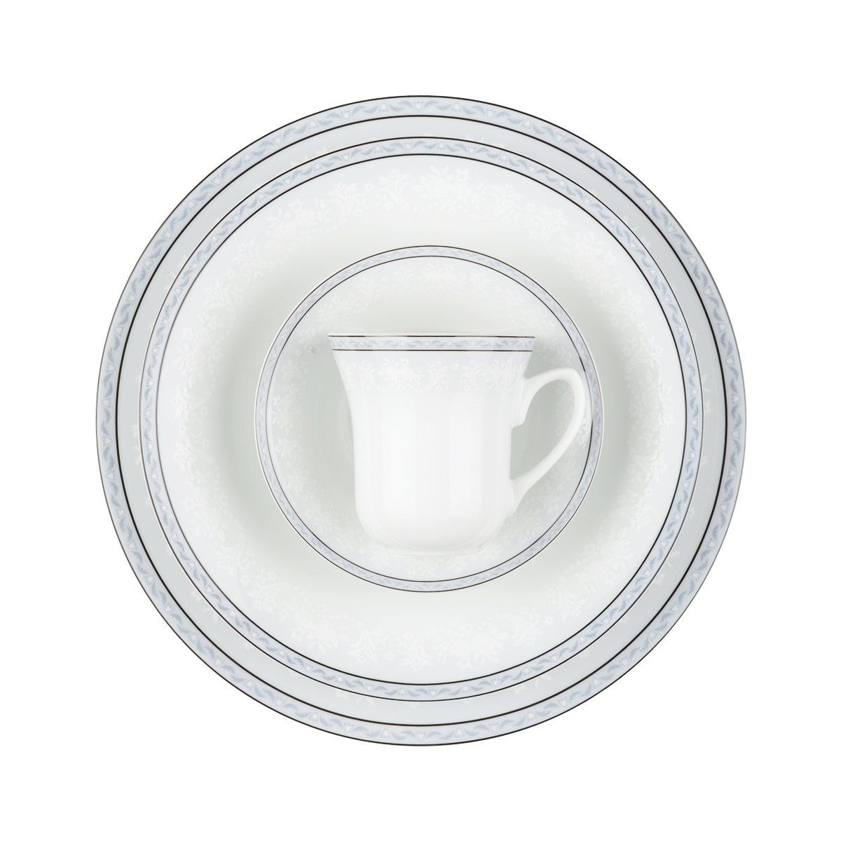 سرویس چینی 108 پارچه کامل وایت رز زرین سرویس چینی 108 پارچه کامل وایت رز زرین