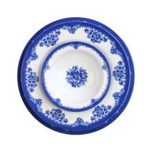 سرویس چینی 28 پارچه غذاخوری فلورانس زرین