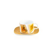 سرویس چینی 12 پارچه چای خوری بامداد زرین